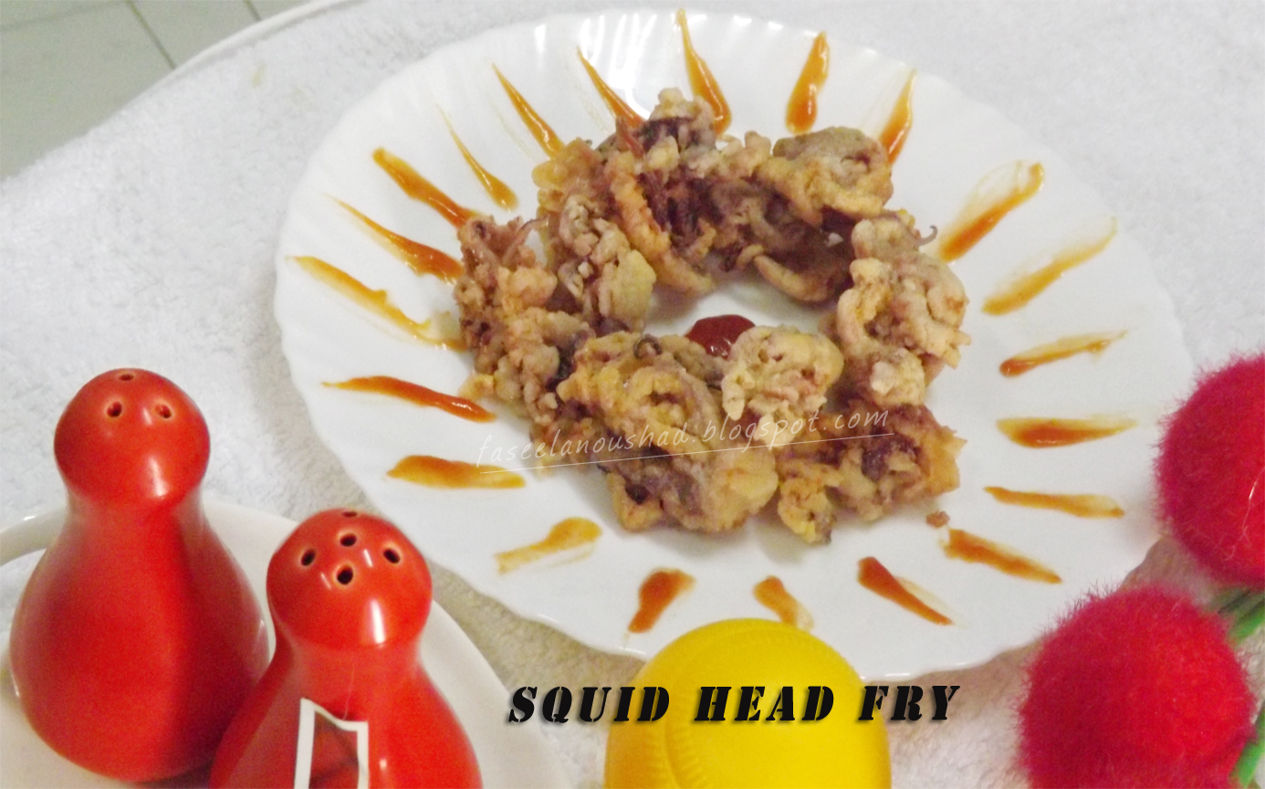 GOOD FOOD ENDS WITH GOOD TALK Squid Head Fry