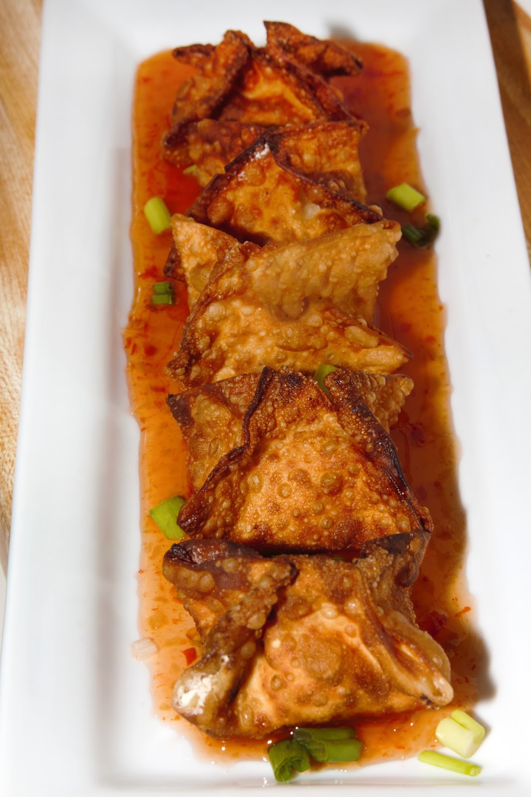 For the Love of Food Cream Cheese Crab Wontons