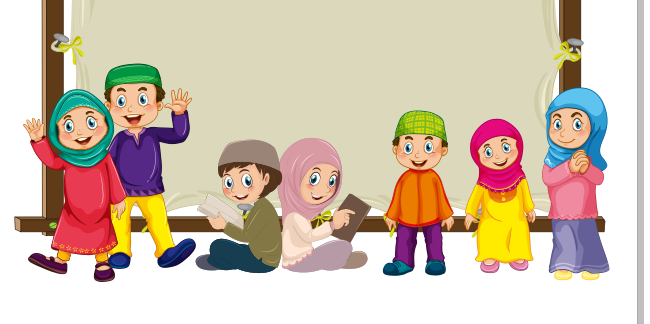 Download Vector Kartun Anak Muslim Versi Corel Draw Sya Tutorial