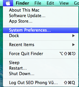 System Preferences trong MAC OS