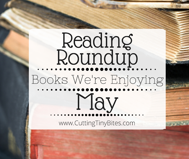Reading Roundup- Books that we're enjoying in May. Favorite reads from the Cutting Tiny Bites fam.