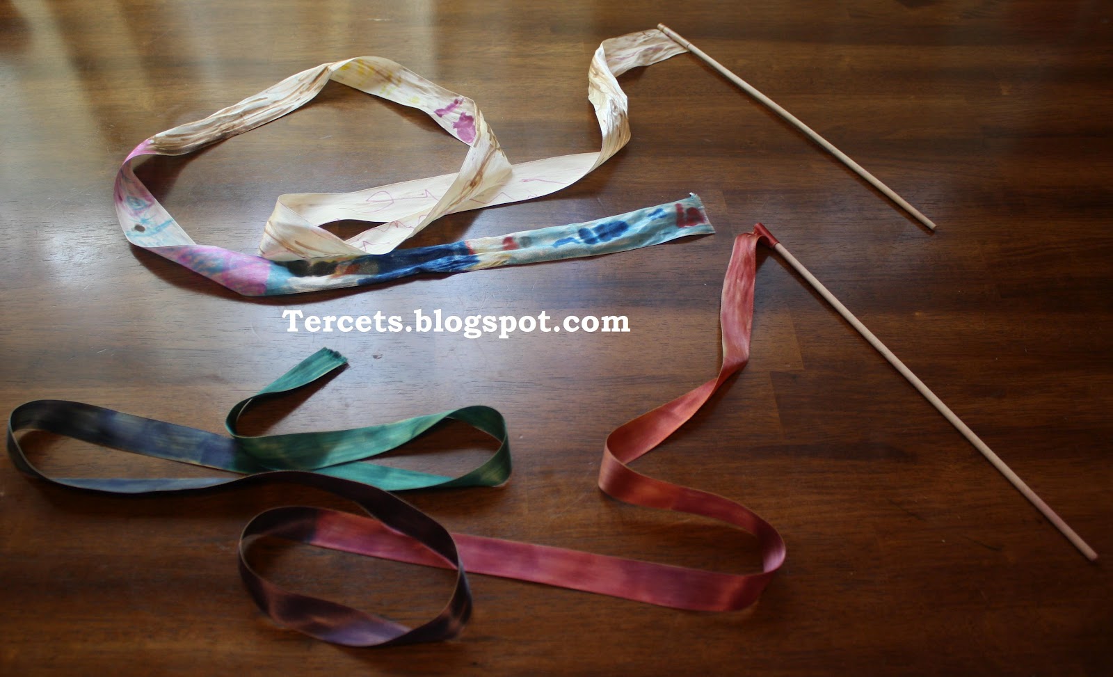 Tercets: Make a Ribbon Wand for “Ribbon” Gymnastics
