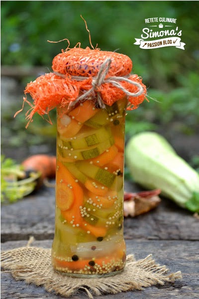 Dovlecei in otet cu arome orientale