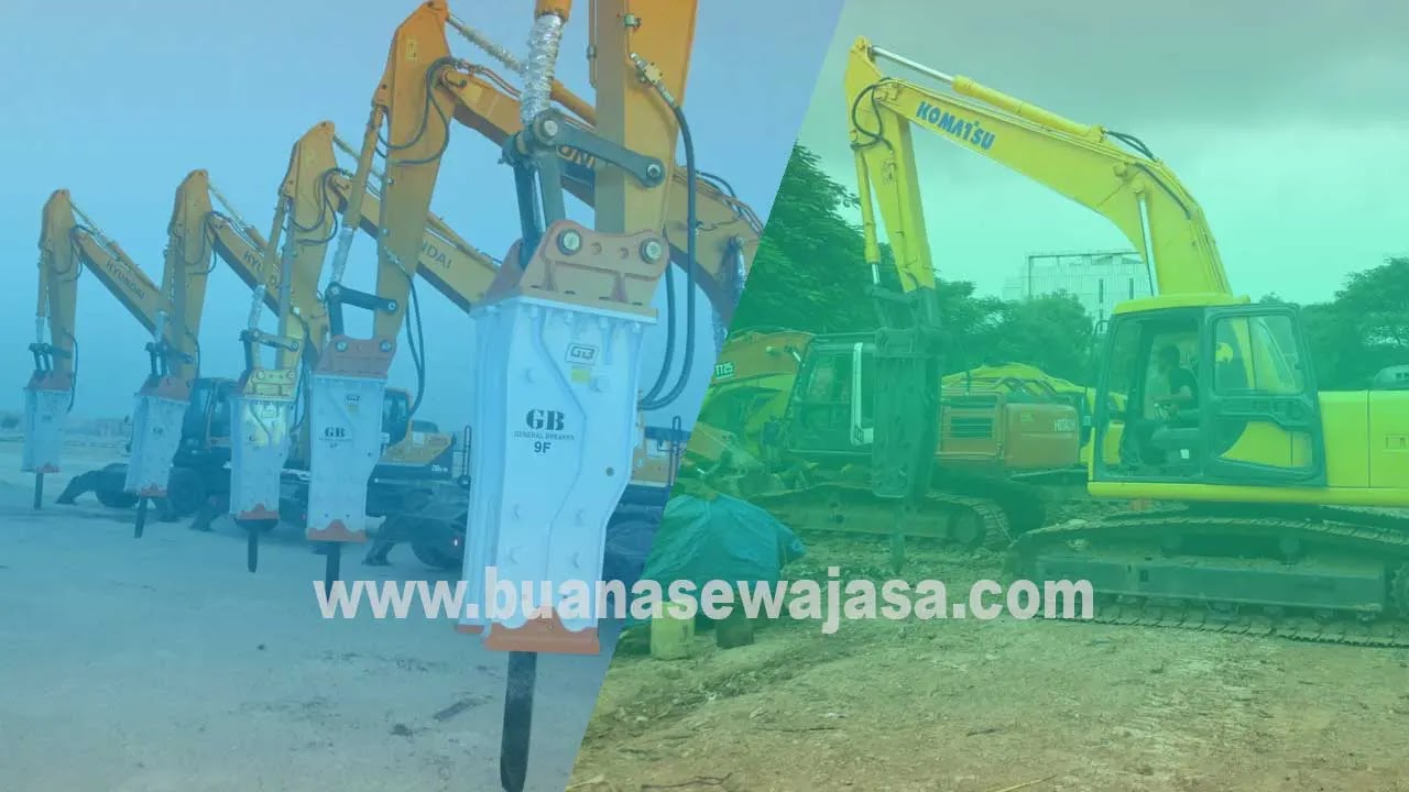Harga Sewa Alat Berat Excavator Breaker