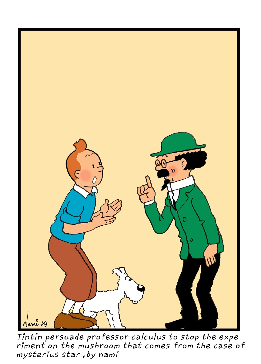 MY OWN TINTIN: My original art