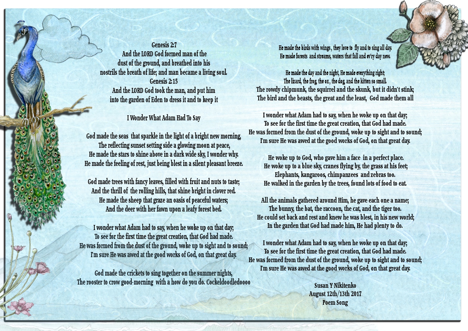 Children�s Gems In My Treasure Box I Wonder What Adam Had Children�s Gems In My Treasure Box I Wonder What Adam Had