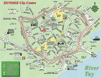 Map of Dundee City Pictures