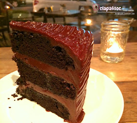 Salted Chocolate Cake at Wildflour Café + Bakery