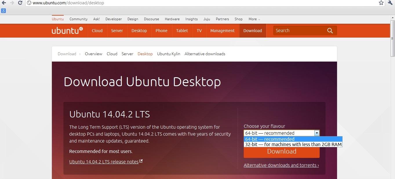 download ubuntu 14.04 live cd