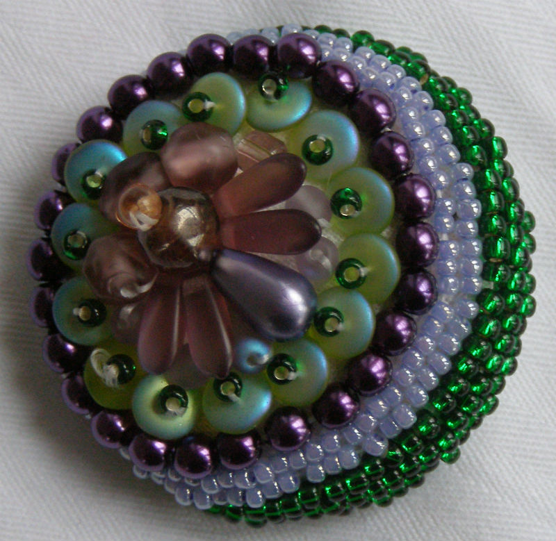 Fan My Flame: Beaded Buttons