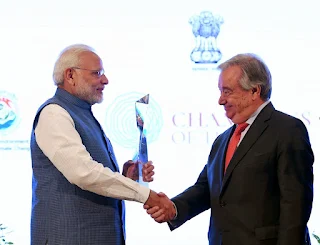 PM Narendra Modi conferred UNEP Champions of Earth Award 2018