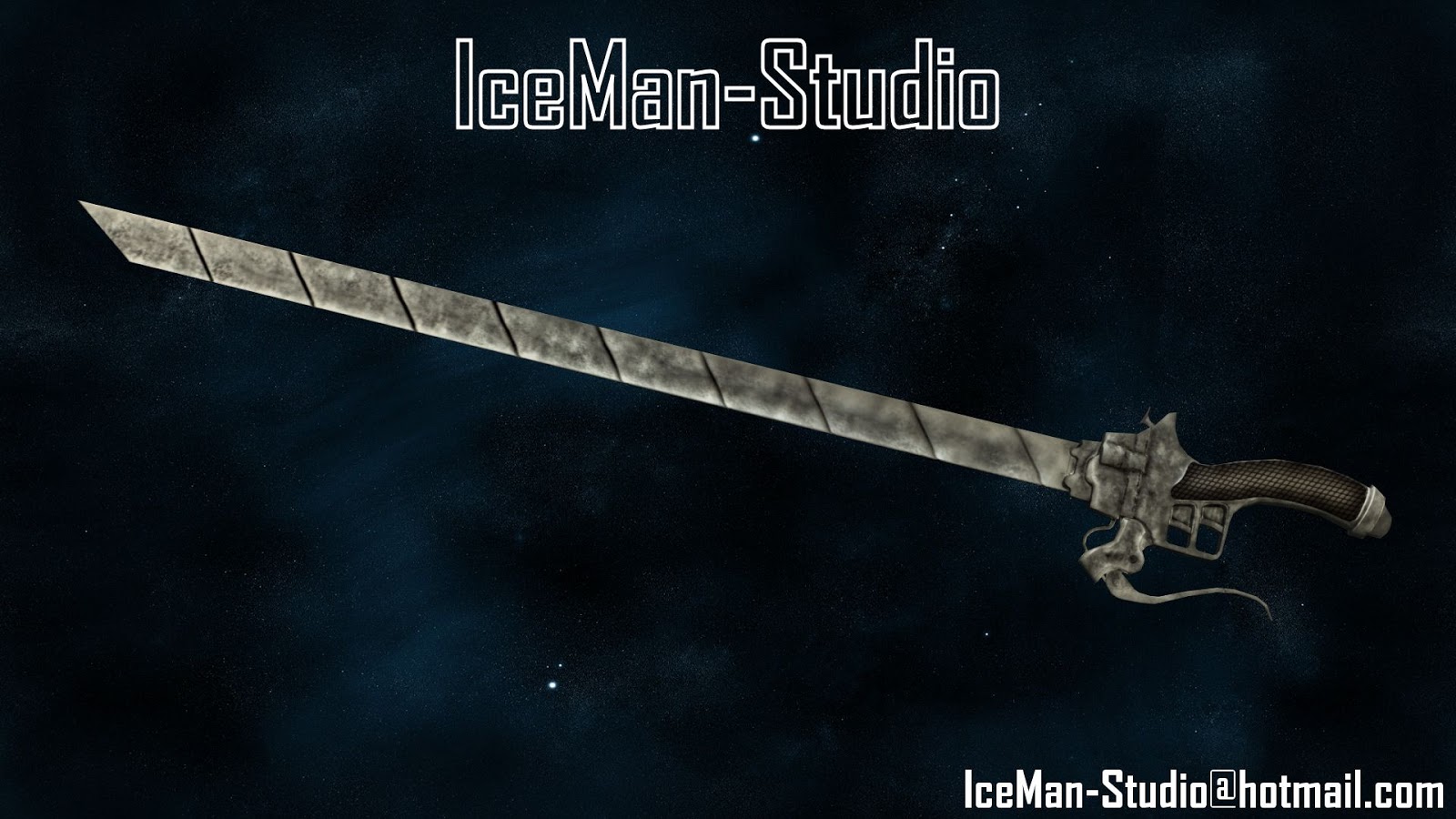 IceManStudio Shingeki no Kyojin sword