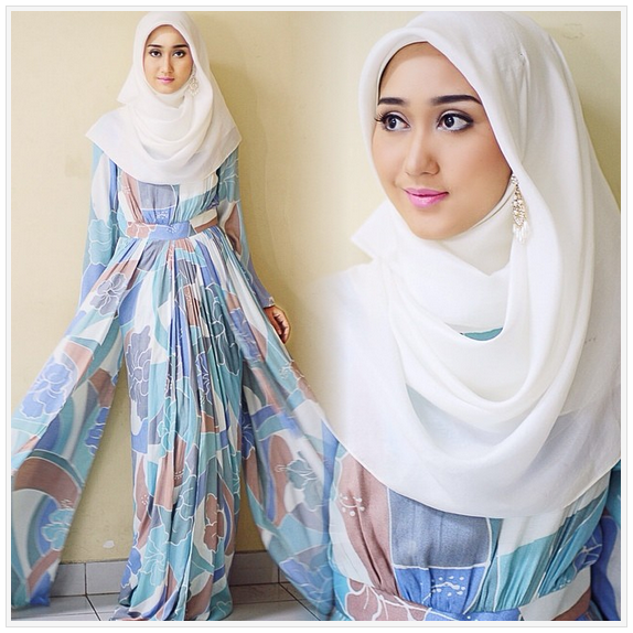 Gamis Muslim Branded : Inilah Kreasi Baju Muslim Lebaran 2016 Para