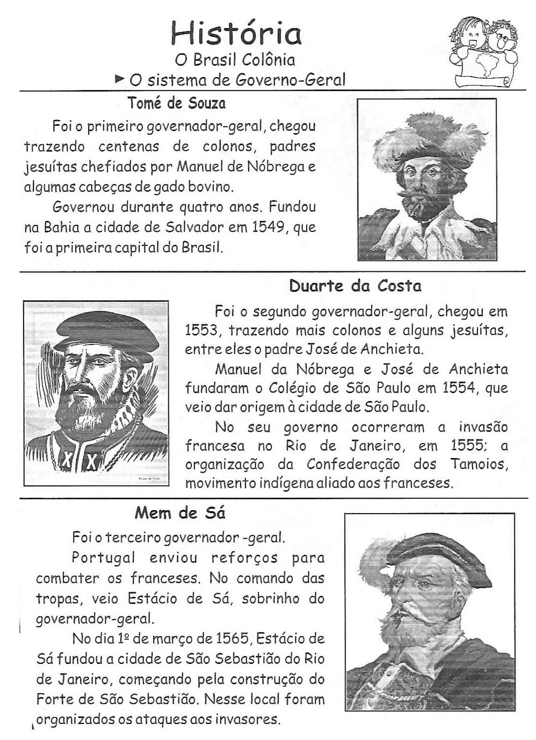 HISTÓRIA 5° ANO ATIVIDADES EXERCÍCIOS PARA IMPRIMIR I PORTAL ESCOLA