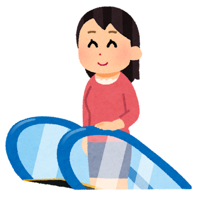 エスカレーターのイラスト