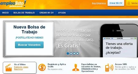 EmpleoListo.com.mx Mexico ofertas laborales por celular