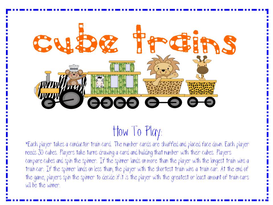 Math Cube Trains – 16 Unifix Cubes Activities For Hands On Learning ...
