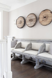 farmhouse modern hallway upstairs westport chango inside chic inviting effortlessly project via decoholic 1stdibs