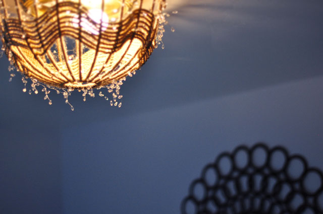 DIY Rope Pendant Lamp Ceiling Light Fixture Disguise