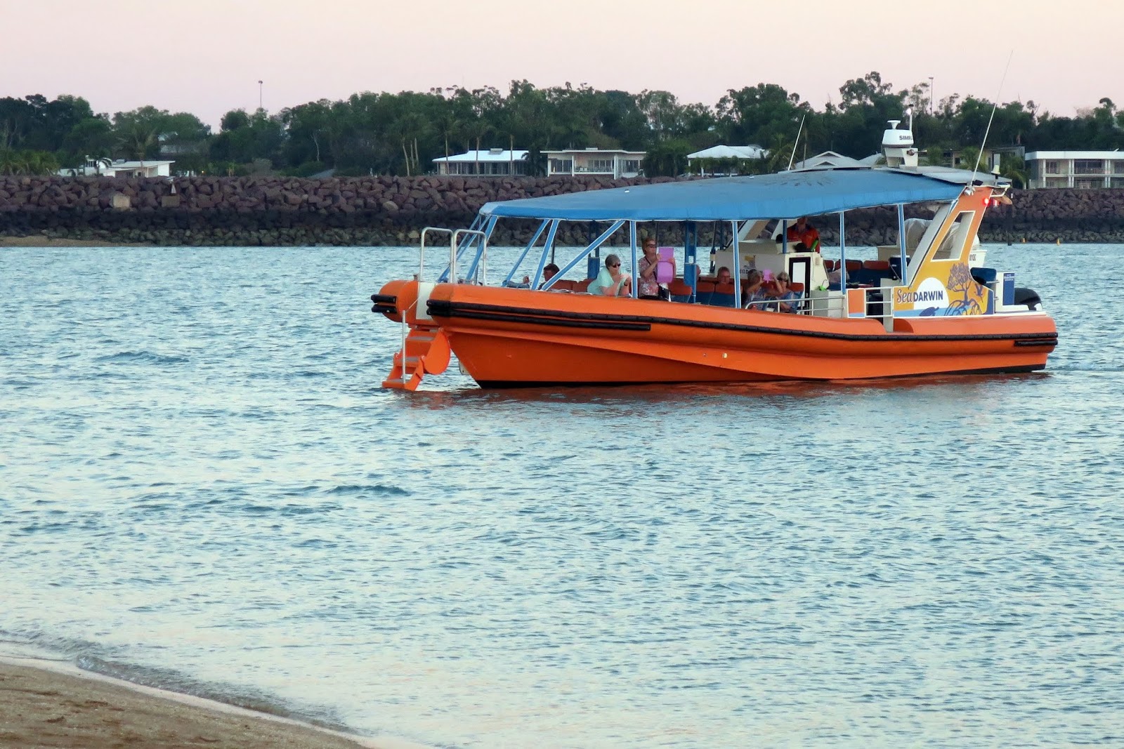 Irish Car+Travel Magazine Fish and Chips in Darwin Harbour a powerful