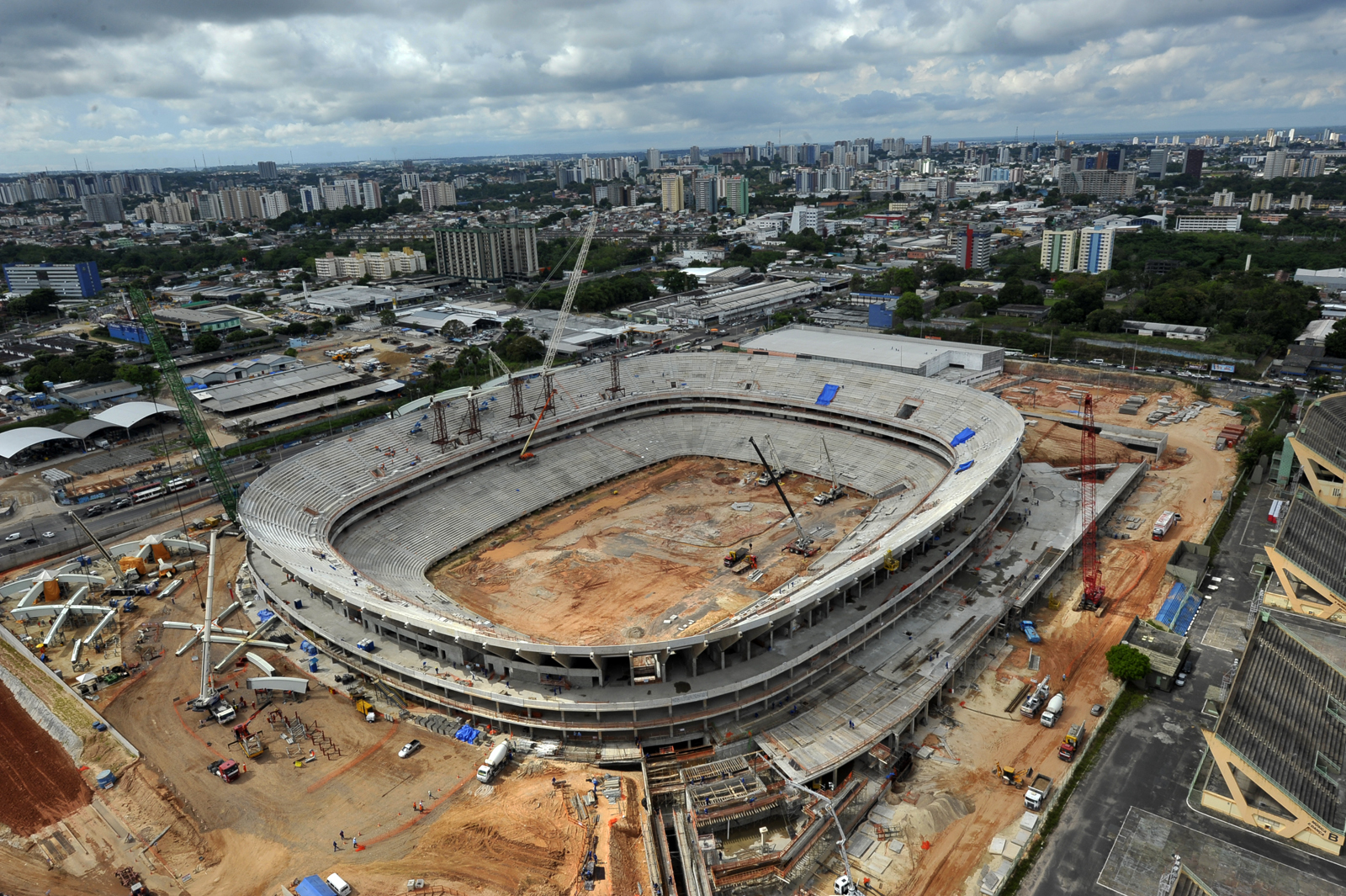 ALFREDO FERNANDES: NOVAS IMAGENS AÉREAS DA ARENA DA AMAZÔNIA