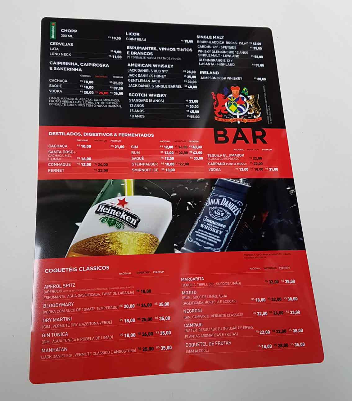 Novas da SG1 veja mais na BAR cardápio em PS Brilhante