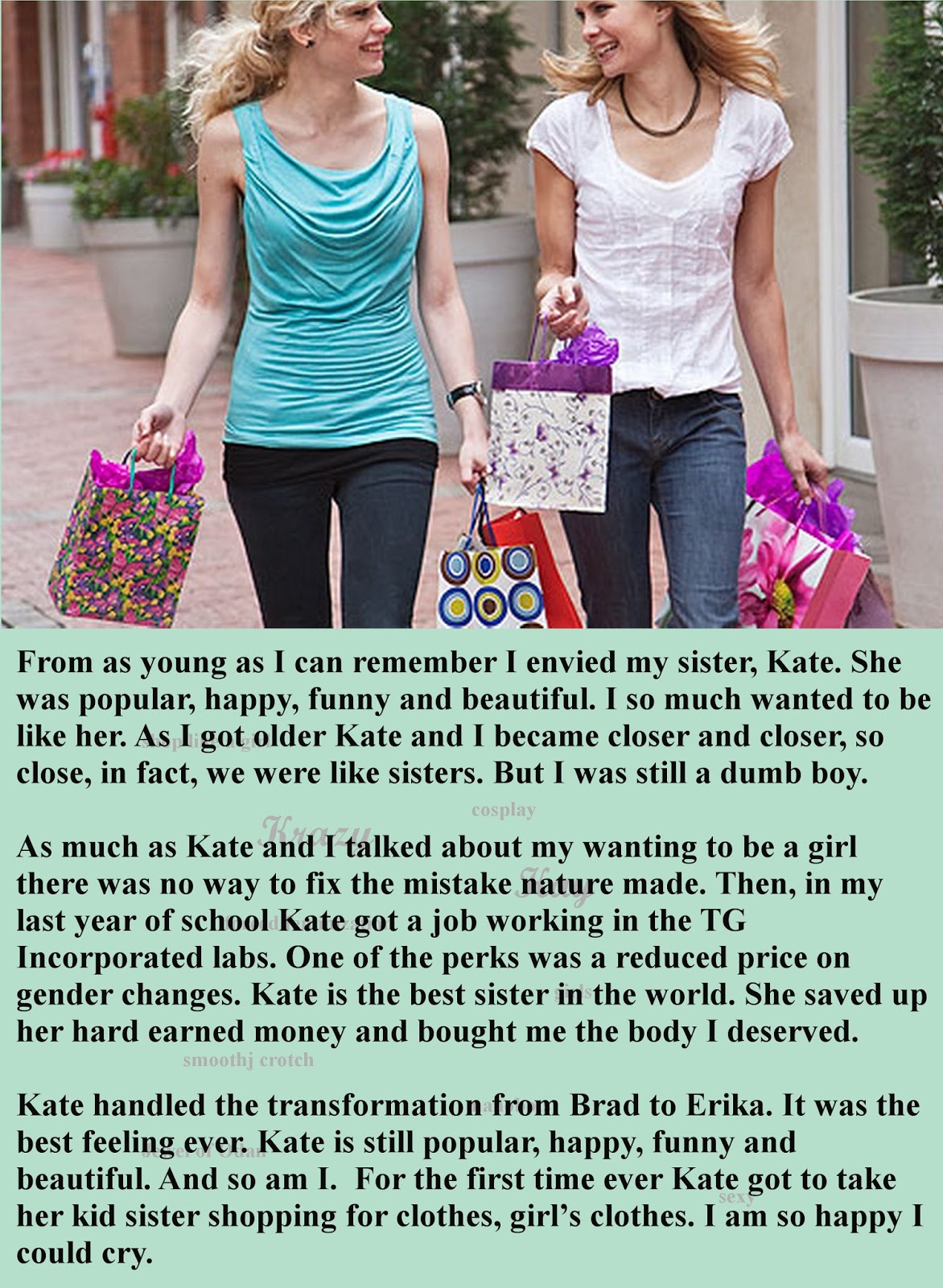 Krazy Kay S Tg Captions And Swaps Sisters At Last
