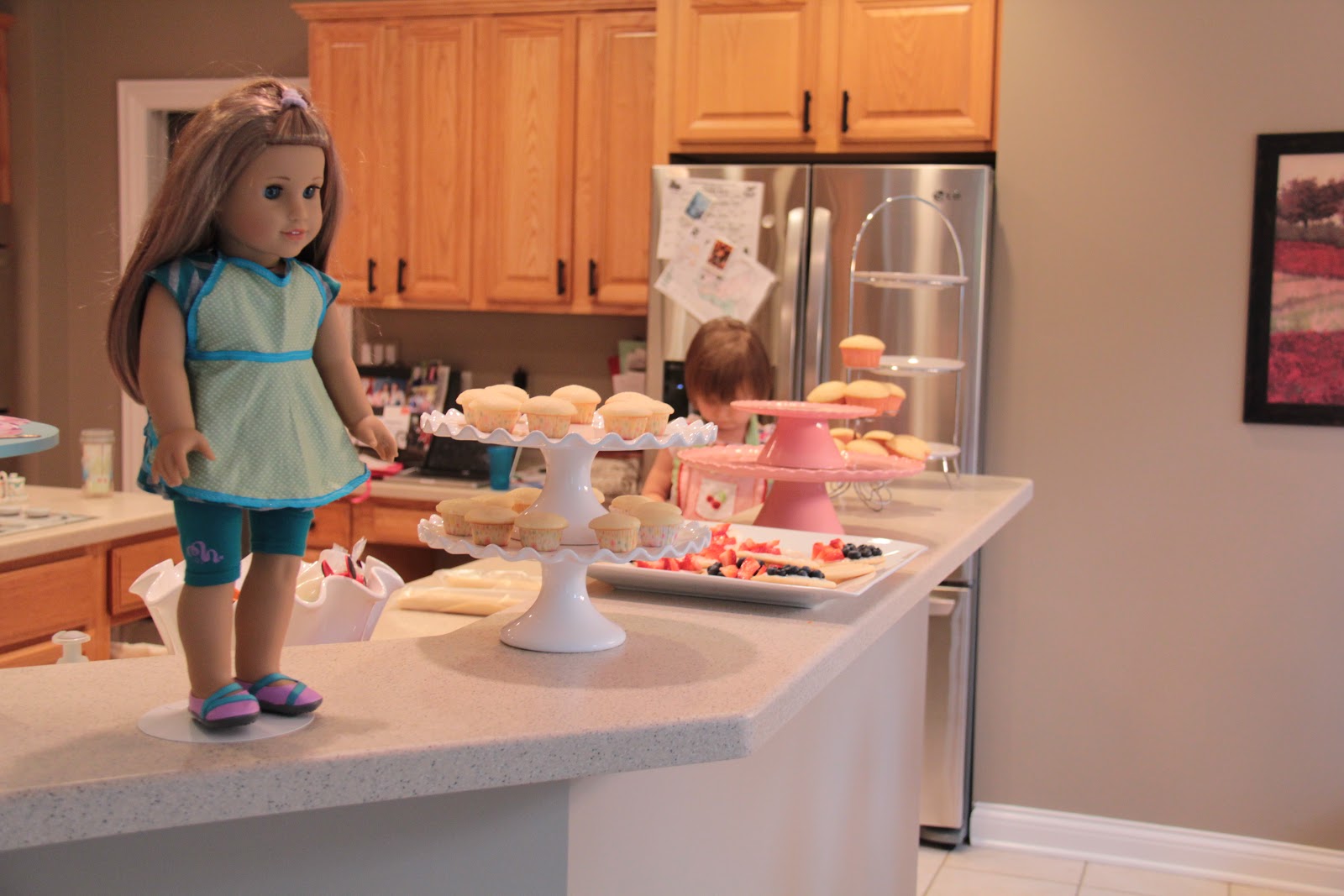 The Walker Home Halle's American Girl Baking Party
