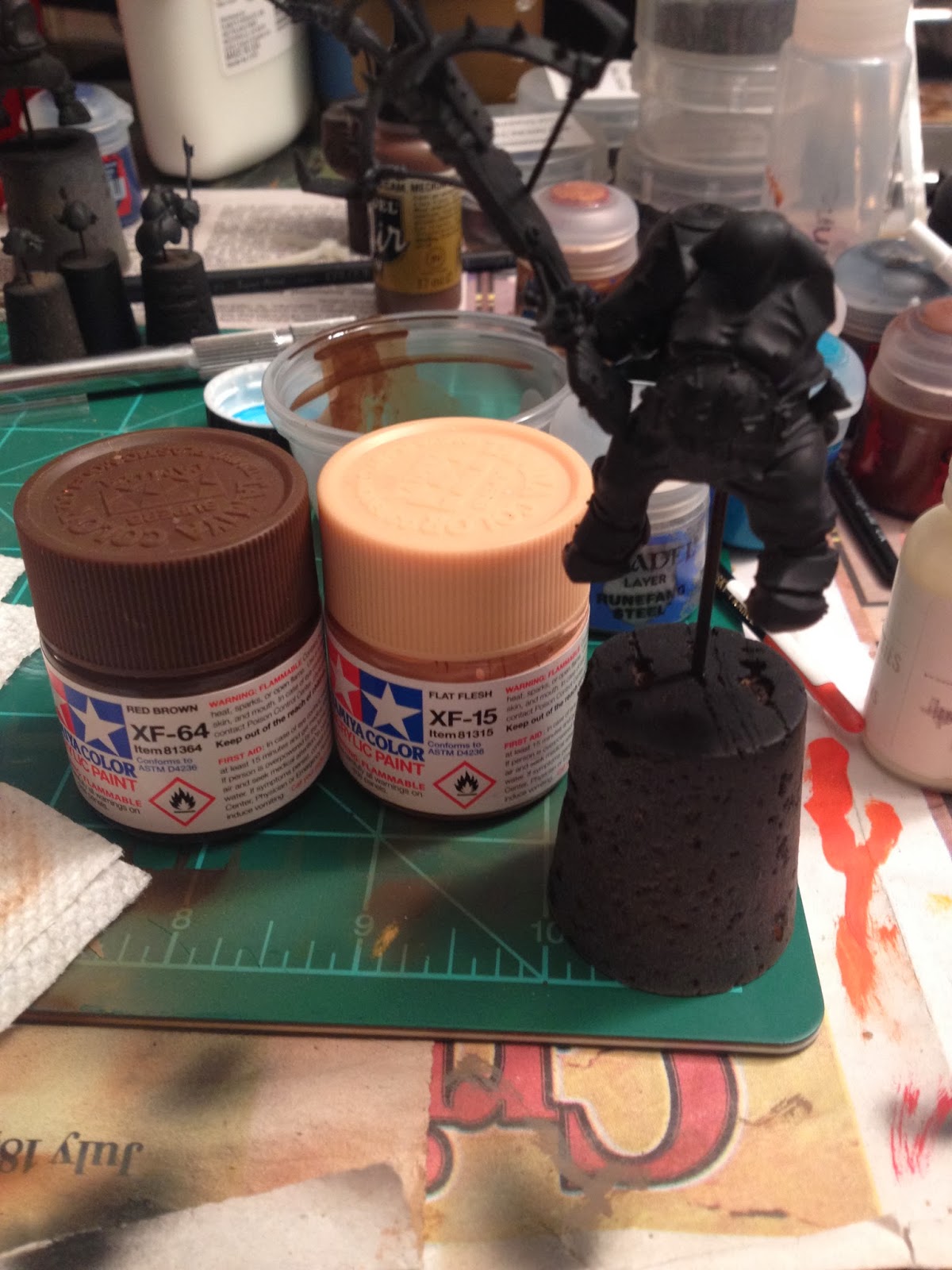 Litanies of Paint Ogre Skin Airbrush StepbyStep
