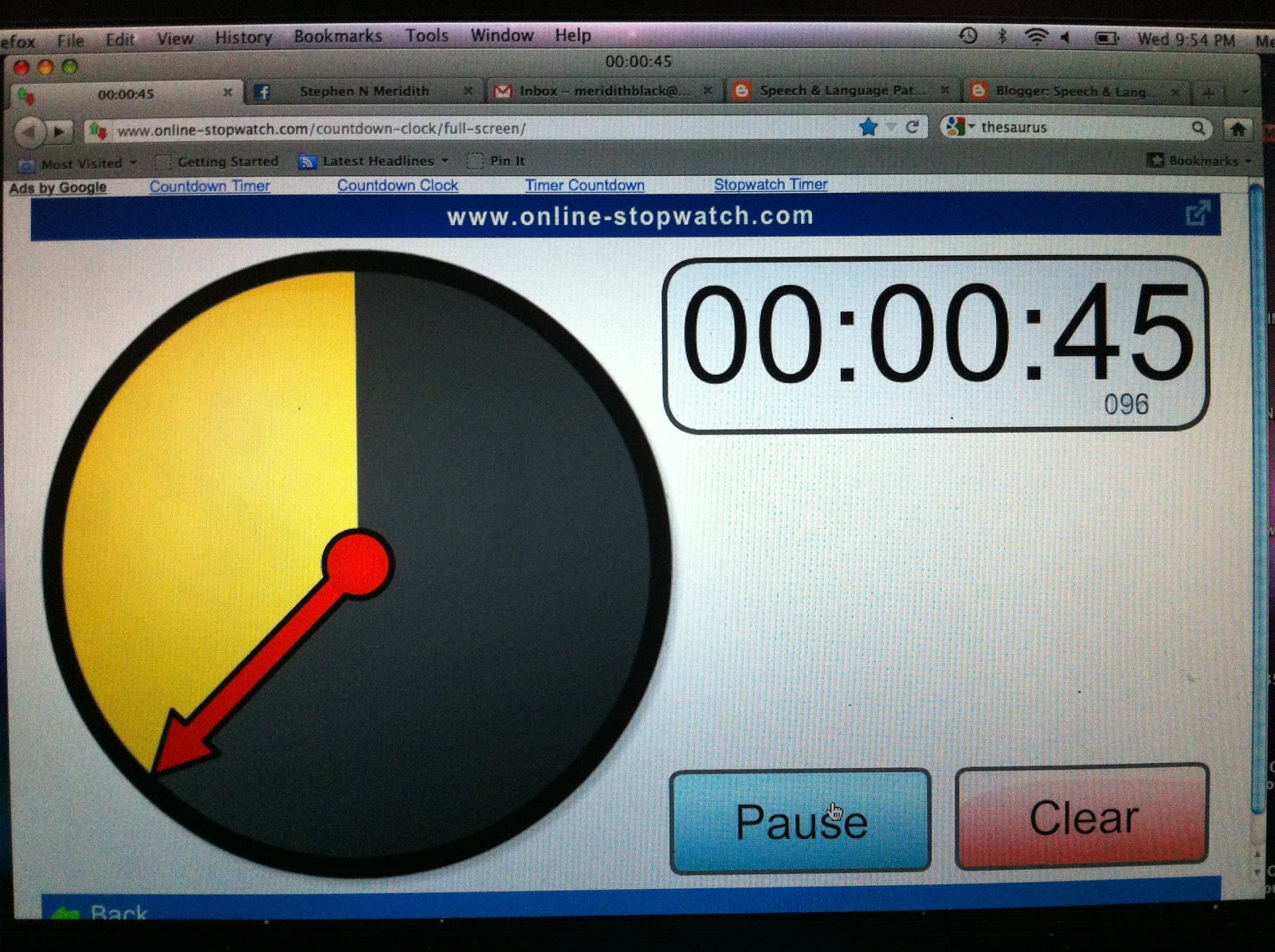 Speech & Language Pathology Mommy Prepare For NapTime With A Timer