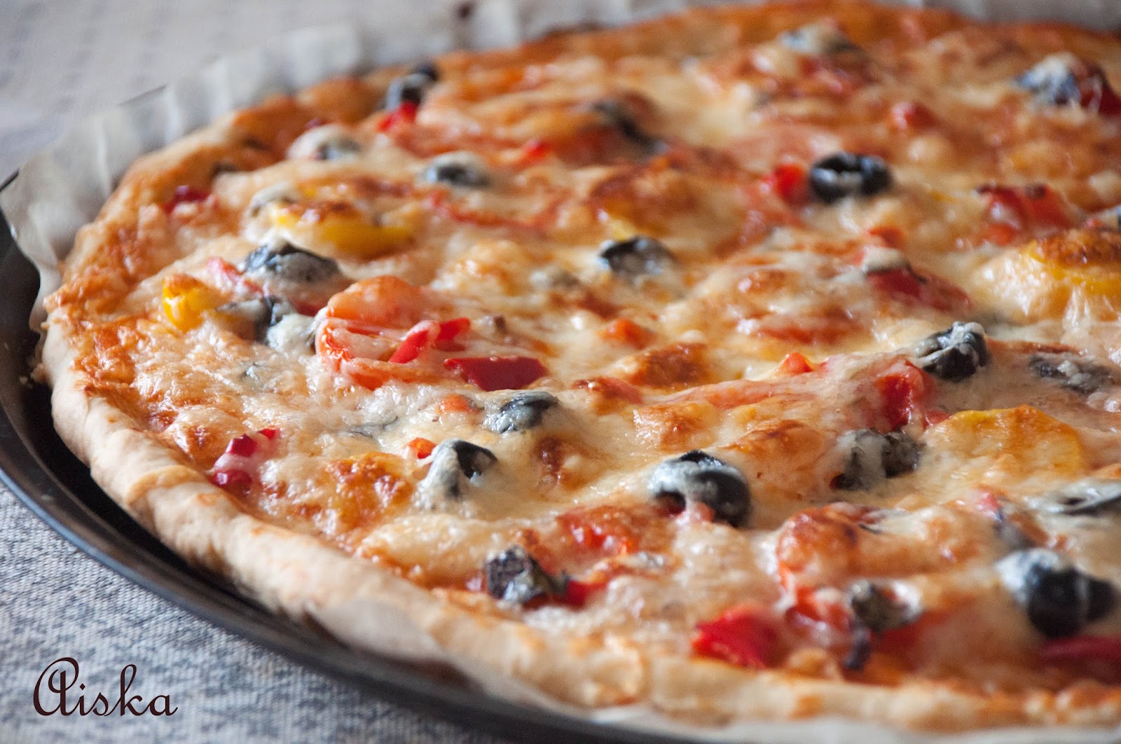Простой рецепт домашней пиццы без дрожжей. Пицца бездрожжевая.