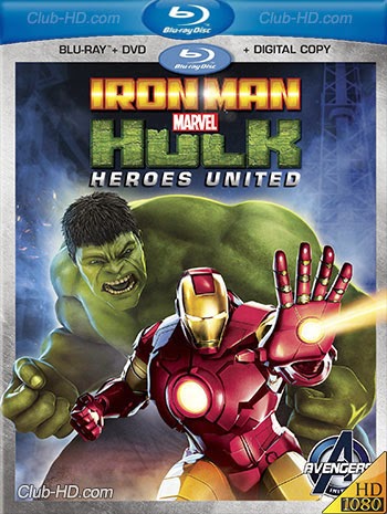 Iron Man & Hulk: Heroes United (2013) 1080p BDRip Dual Latino-Inglés [Subt. Esp] (Animación)