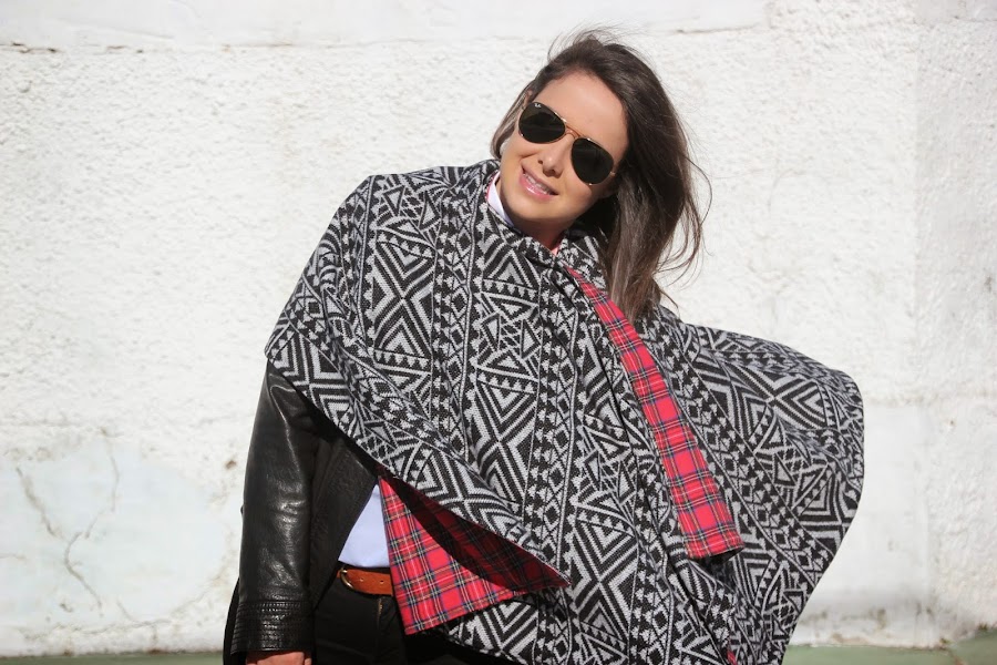 diy poncho reversible como hacer patrones gratis