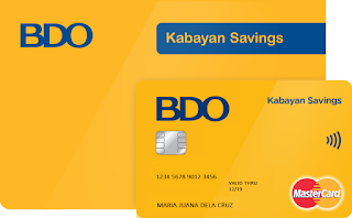 BDO Kabayan Savings -Mga Benepisyo at Para Kanino?