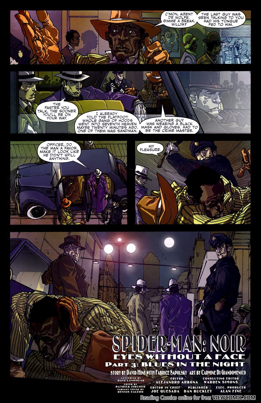 Spider Man Noir Eyes Without A Face 03 Read Spider Man Noir Eyes