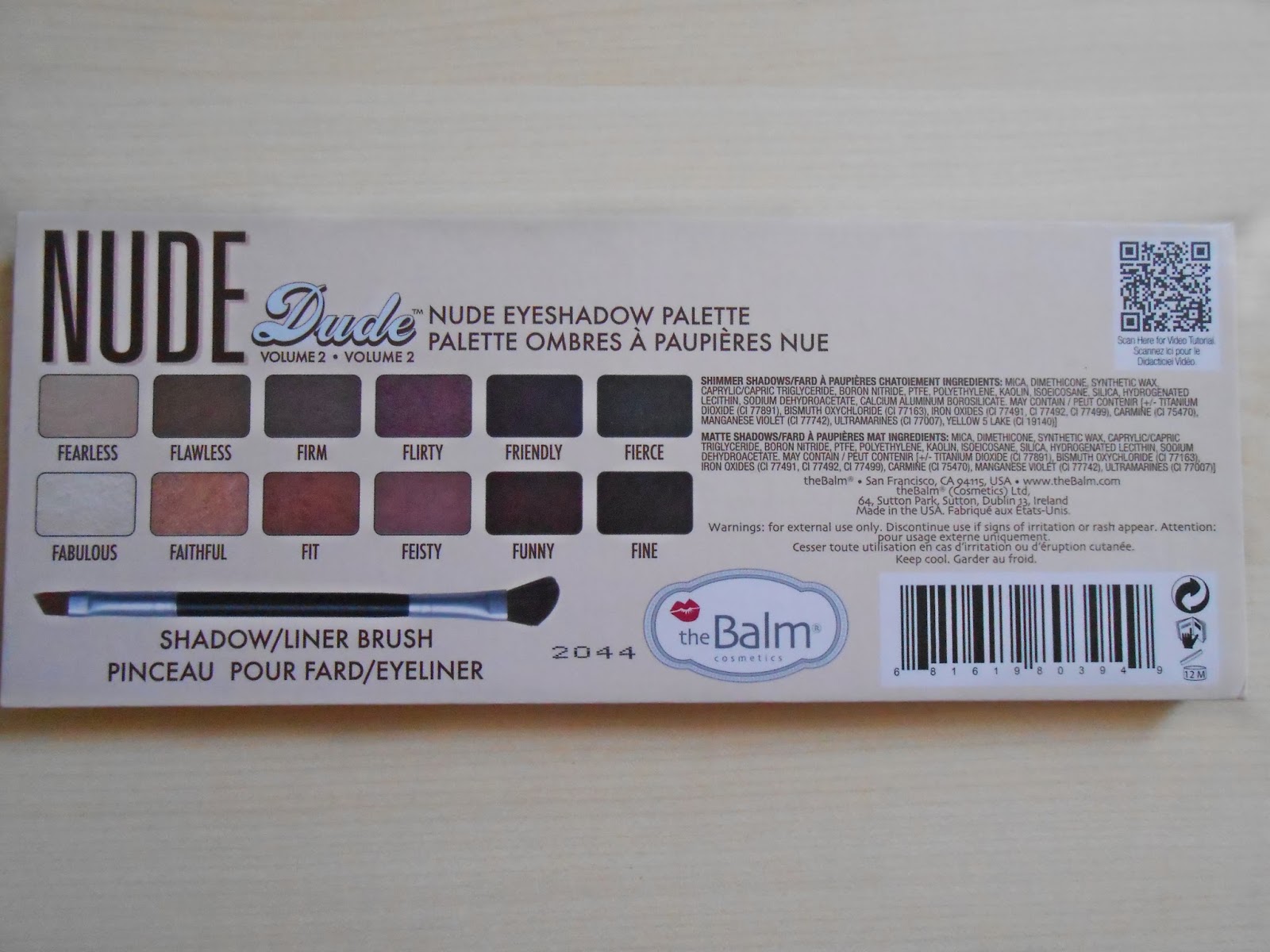 İnceleme: The Balm Nude Dude Far Paleti.