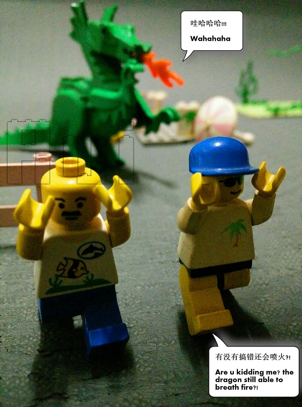 Lego Dinosaur - Laughing