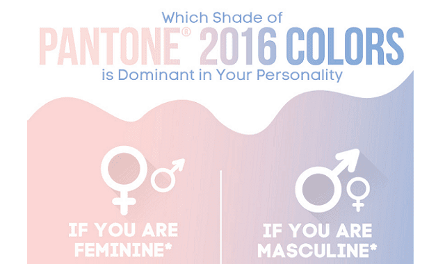 Which Shades of PANTONE 2016 COLORS is Dominant in Your Personality?