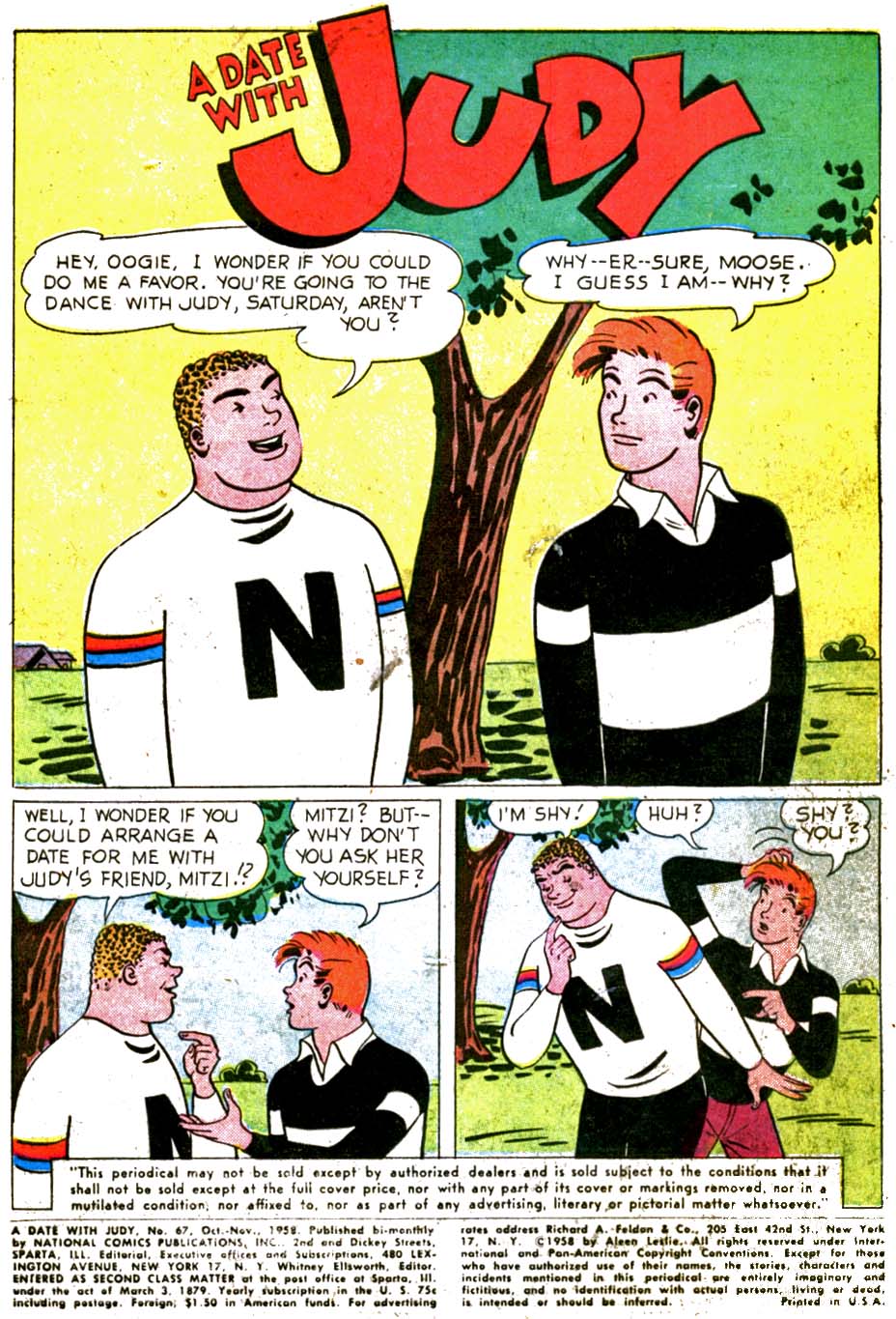 Read online A Date with Judy comic -  Issue #67 - 3