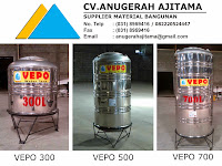 Jual Tandon Air Stainless Steel Vepo Jual Tandon Air Stainless Steel Vepo