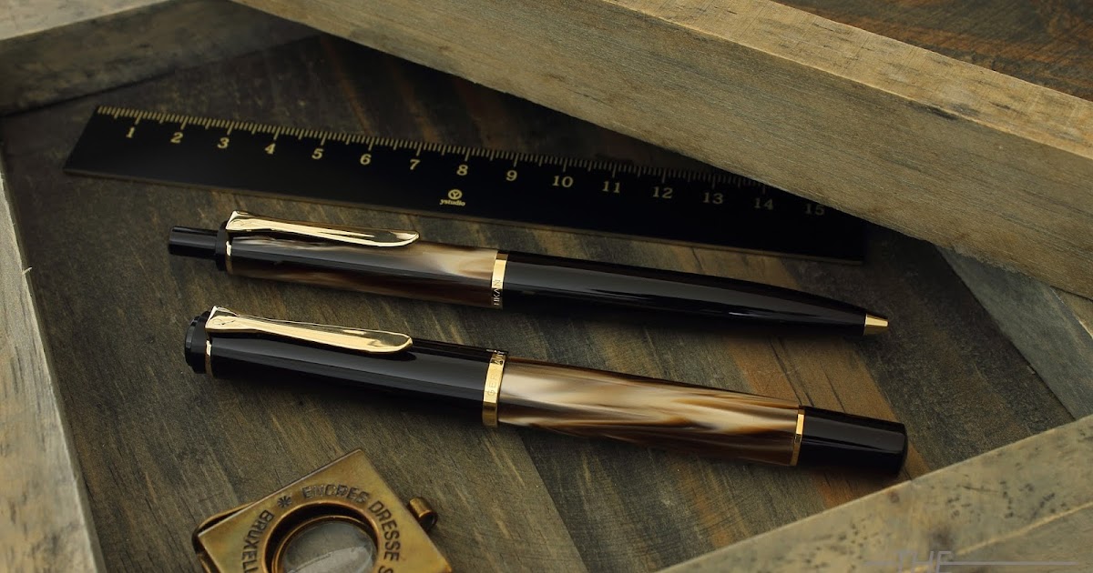 REVIEW: PELIKAN CLASSIC M200 BROWN MARBLE FOUNTAIN PEN, The Pencilcase  Blog