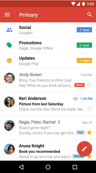 افضل تطبيقات البريد الالكتروني Email للاندرويد