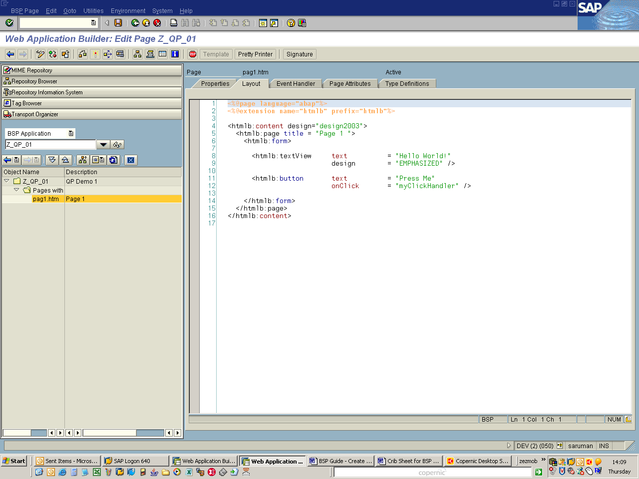 Adventures in ABAP
