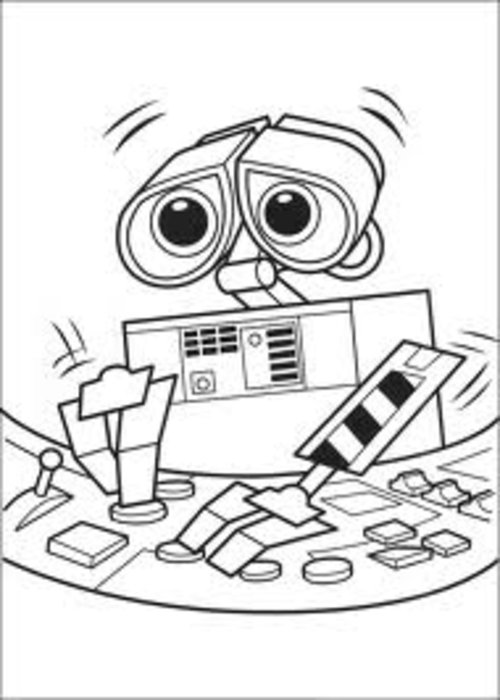 wall e coloring pages - photo #29