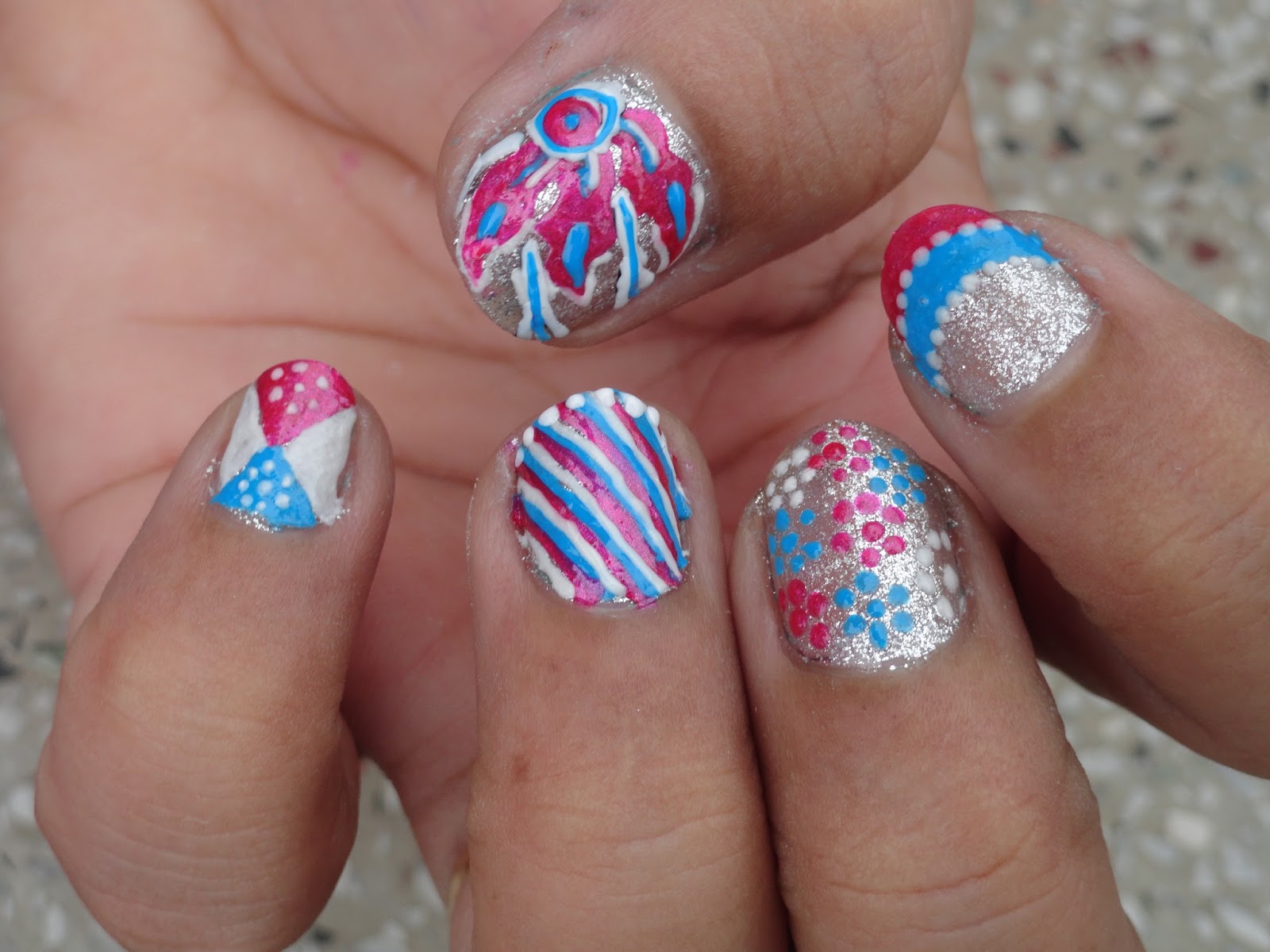 5. Multi-colored Nail Art Studs and Spikes - wide 7
