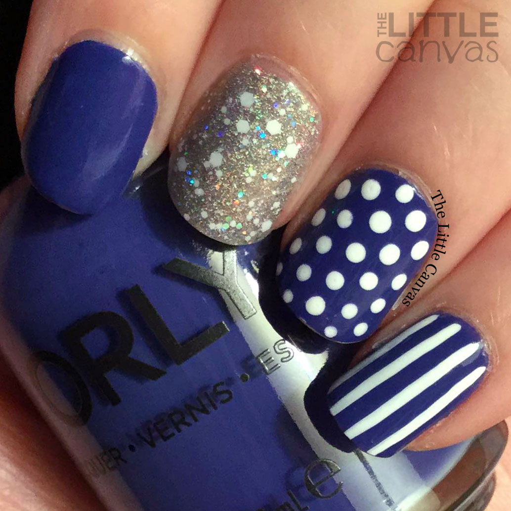 Random Dot Mani with Orly Indie - The Little Canvas