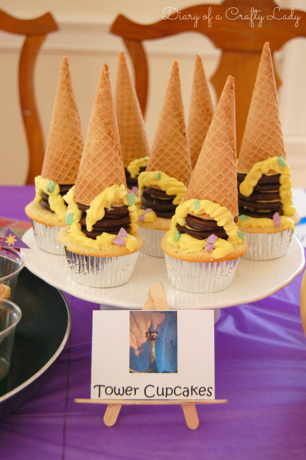 We Didnt Have A Full Meal But Had Few Snacks And Cupcakes The Tower Were My Yummy Vanilla Cake Recipe I Stacked Chocolate Covered