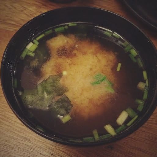 Crazy Katsu's miso soup