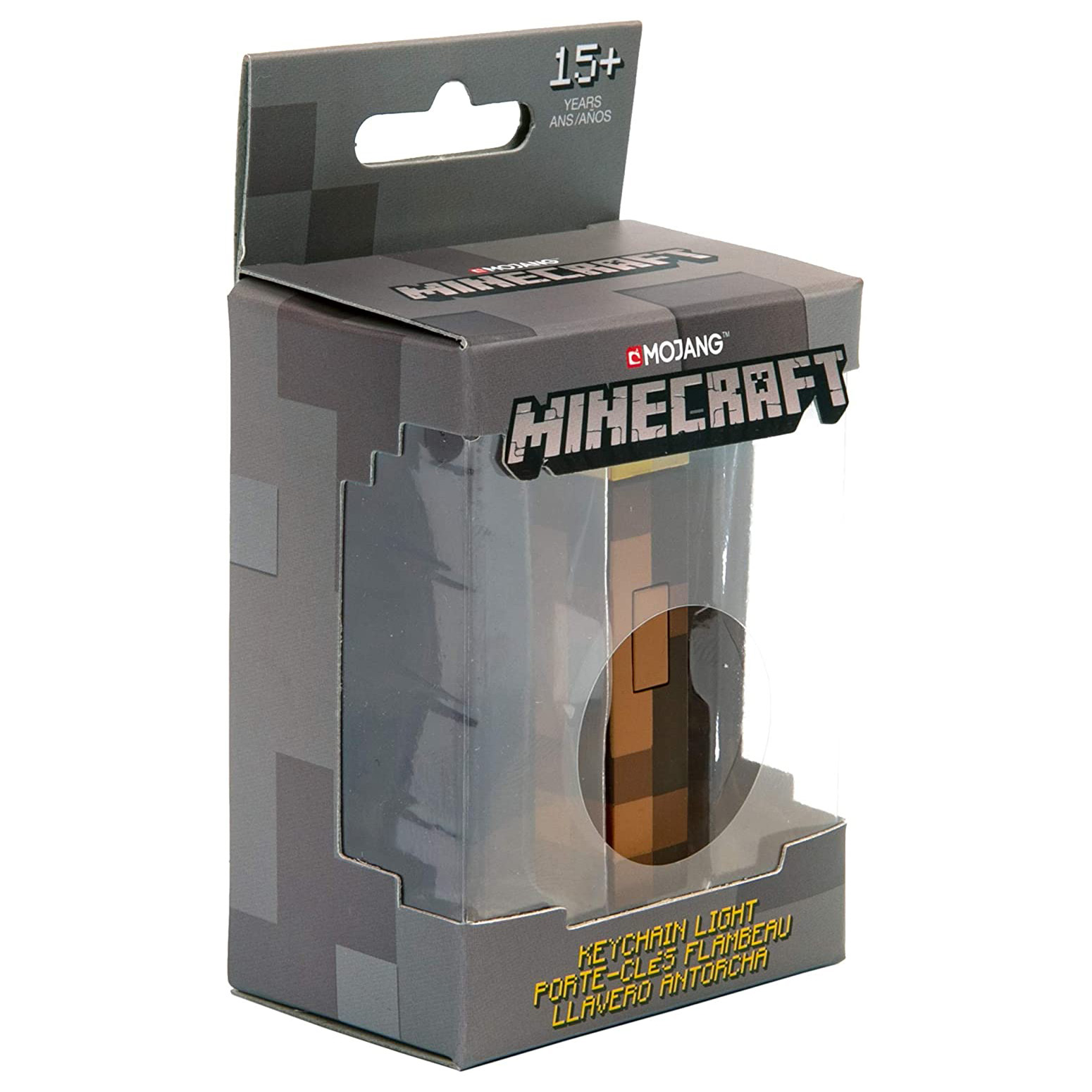 Minecraft LightUp Torch Key Chain Jinx Item Minecraft Merch