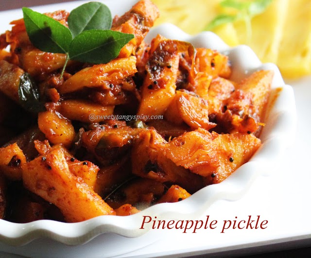 Pineapple Pickle Recipe | Pineapple Achar Recipe
